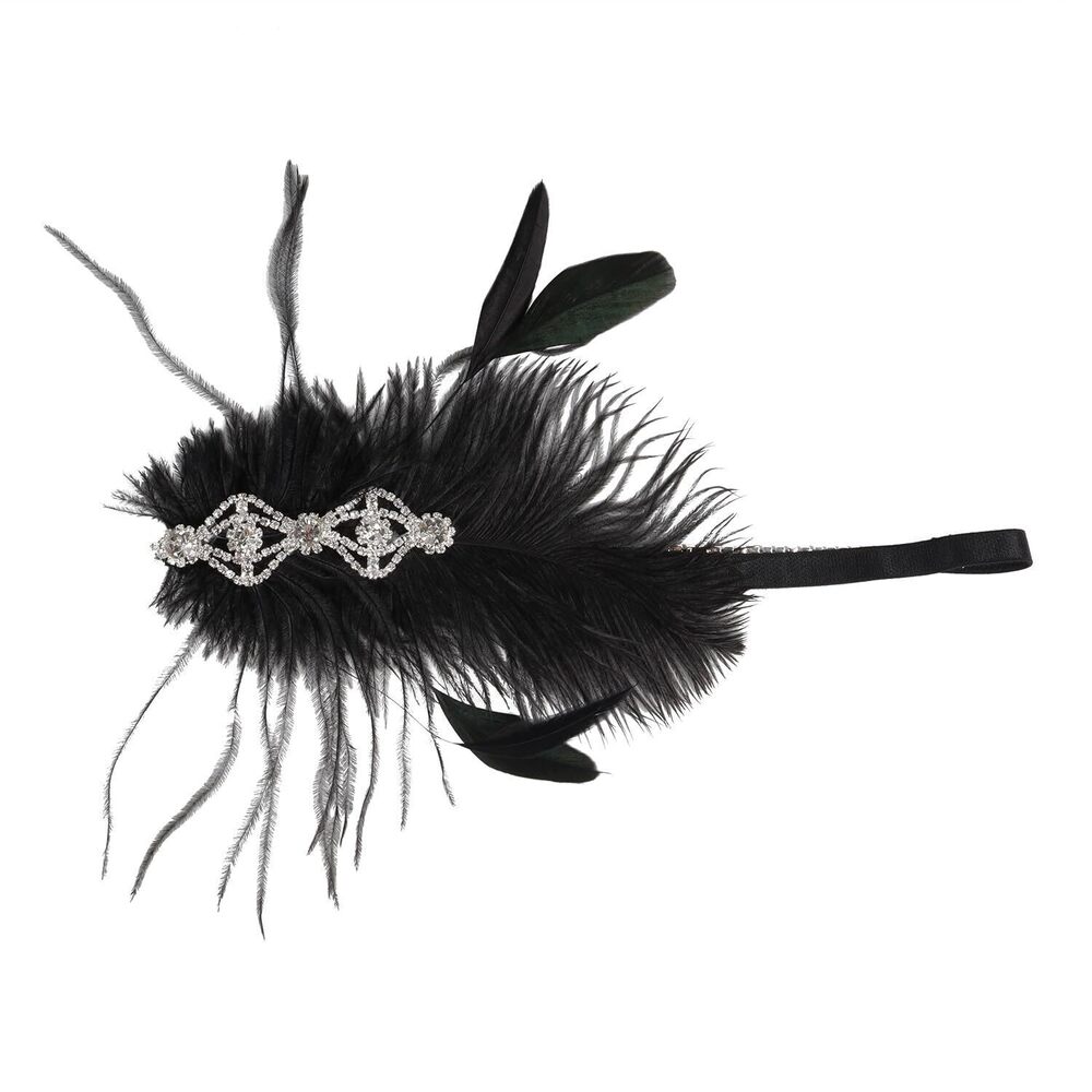 5458 Feather Headbands ,Tea Party Fascinators for Carnival,Head Wraps